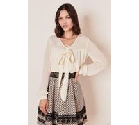 Trachtenbluse FANIA- Krüger Collection - 282266-000-0023 Beige - Gr. - 46