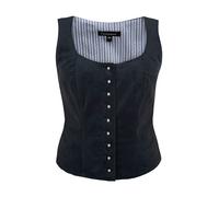 Trachtenbluse OS-TRACHTEN "Mieder 453001-3060", Damen, Gr. 46, blau, Obermaterial: 100% Polyester PES., Blusen Trachtenbluse (85641218-46) blau