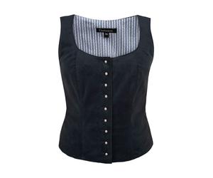 Trachtenbluse OS-TRACHTEN "Mieder 453001-3060", Damen, Gr. 46, blau, Obermaterial: 100% Polyester PES., Blusen Trachtenbluse (85641218-46) blau