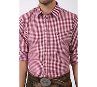 Trachtenhemd BASIC - Krüger Buam - 000951-000-0190 Bordeaux - Gr. - XXL