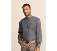 Trachtenhemd MARCELLO - Krüger Buam - 912072-000-0044 Grau/Grau - Gr. - XXL