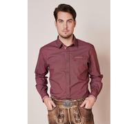 Trachtenhemd PAULO % - Krüger Buam - 912167-000-0009 Rot/Rot - Gr. - 3XL