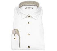 Trachtenhemd - Slim Fit - Kentkragen - weiß Pure