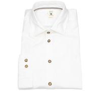 Trachtenhemd - Slim Fit - Kentkragen - weiß Pure