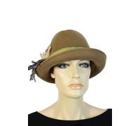 Trachtenhut ALLGÄU REBELL "Salzburg", Damen, grün, Wolle, Antik-Look, Hüte, Made in Italy (75097627-0) grün