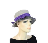 Trachtenhut ALLGÄU REBELL "Wien", Damen, grau, Wolle, Antik-Look, Hüte, Made in Italy (95800461-0) grau