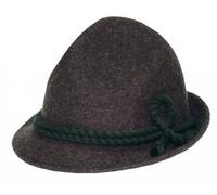 Trachtenhut Braun Loden Jäger-Wander-Hut Jagd Fischer Berg Trachten Lodenhut Dreispitz Herren Damen Bergsteiger Förster Jäger Wandern Tracht Wanderhut Forst Wald Freizeithut, Größe:62