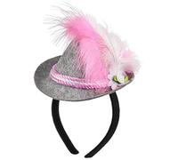 Trachtenhut Herren Sommer, Oktoberfest Damen Outfit Hut, Oktoberfest Accessoires Herren Kopfbedeckung Lustig Unisex Filzhut Herren Modern Bayern Trachten Hut Jagdhut Mit Feder Für Bierfest Party