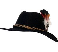 Trachtenhut HutBestellen Landhaushut mit edler Kleiner Feder Grau 56