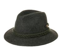 Trachtenhut mit Zierknöpfen anthrazit L (58-59 cm)