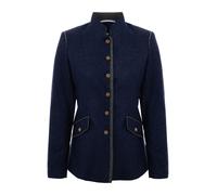 Trachtenjacke OS-TRACHTEN "Jacke 452003-3983", Damen, Gr. 38, blau (jeans), Obermaterial: 100% Wolle WO., Jacken (61402606-38) jeans