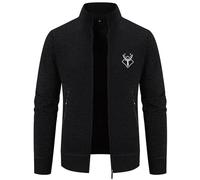 Trachtenjanker Trachtenweste Jacke Stoffjacke Für Herren Lang Langarm Sportlich Rehkitz Strickjacke Trachtenjacke Modern Leicht Strick Sweatjacke Oktoberfest Mit Reißverschluss