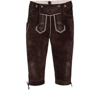 Trachtenlederhose Kniebundhose dunkelbraun 44