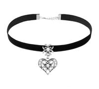 Trachtenschmuck Damen,Oktoberfest Accessoires,Trachtenbluse Damen Modern,Herzförmige Edelweiß-Halskette,Halsketten-accessoires Für Traditionelle -Kleidung Männer Und Frauen Dirndl-Schmuck-Accessoires