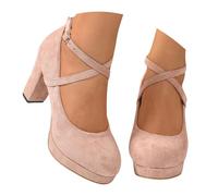 Trachtenschuhe Damen Breite Füße Schuhe Dirndl Schuhe Für Oktoberfest Tanzschuhe Bequem Damenschuhe Halbschuhe Geschlossene Bequeme Spangenpumps Keilpumps
