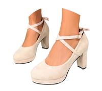 Trachtenschuhe Damen Hohe Schuhe Mit Absatz Pumps Damenpumps Elegant Und Bequem Blockabsatz Dirndl Hochzeitsschuhe Slingback Für Kleiner Gold Damenschuhe Pink Grüne Rosa Absatzschuhe Riemchen