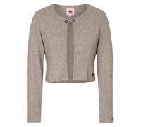 Trachtenstrickjacke SPIETH & WENSKY "Emana", Damen, Gr. 40, braun (taupe), Obermaterial: 50% Viskose CV. 24% Polyester PES. 22% Polyamid PA. 4% Elasthan EL. Futter: 100% Baumwolle CO. 100% Baumwolle C