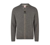 Trachtenstrickjacke SPIETH & WENSKY "Hagen", Herren, Gr. S, grau (anthra), Obermaterial: 50% Wolle WO. 50% Polyamid PA., meliert, regular fit, ohne Ausschnitt, Strickjacken, in Melierte Optik (1539985