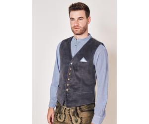 Trachtenweste GUNTHER % - Krüger Buam - 951166-000-0044 Grau - Gr. - 48