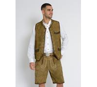 Trachtenweste JCC "31023206", Herren, Gr. 46, beige (sand), Obermaterial: 100% Ziegenleder; Futter: 100% Polyester, Westen (79891013-46) sand