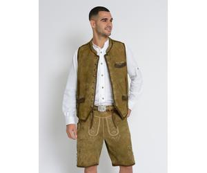 Trachtenweste JCC "31023206", Herren, Gr. 50, beige (sand), Obermaterial: 100% Ziegenleder; Futter: 100% Polyester, Westen (79891013-50) sand