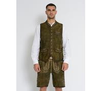 Trachtenweste JCC "31023206", Herren, Gr. 60, braun, Obermaterial: 100% Leder (Ziege); Futter: 100% Polyester, Westen (13191917-60) braun