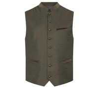 Trachtenweste NÜBLER "Trachtengilet Karl", Herren, Gr. 58, grün, Obermaterial: 70% Polyester PES. 30% Viskose CV., Westen (52572042-58) grün