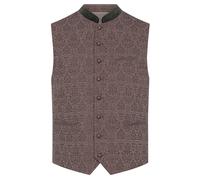 Trachtenweste NÜBLER "Trachtengilet Karlos", Herren, Gr. 44, lila (beere), Obermaterial: 77% Polyester PES. 23% Viskose CV., Westen (76744667-44) beere