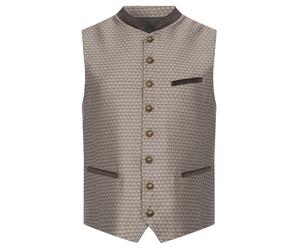 Trachtenweste NÜBLER "Trachtengilet Konrad", Herren, Gr. 50, braun, Obermaterial: 70% Polyester PES. 30% Viskose CV., Westen (67437256-50) braun