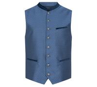 Trachtenweste NÜBLER "Trachtengilet Konrad", Herren, Gr. 56, blau, Obermaterial: 70% Polyester PES. 30% Viskose CV., Westen (21043835-56) blau