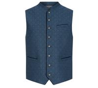 Trachtenweste NÜBLER "Trachtengilet Kurt", Herren, Gr. 46, blau, Obermaterial: 70% Polyester PES. 30% Viskose CV., Westen (13855408-46) blau