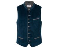 Trachtenweste NÜBLER "Trachtengilet Kurt", Herren, Gr. 52, blau, Obermaterial: 100% Polyester PES. 100% Polyester PES., Westen (11565219-52) blau