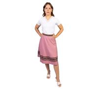 Trachtl - Anna-Marie Trachtenrock mit Eingrifftaschen Dirndl Oktoberfest Faltenrock Röcke in 6 Farben gr. 34-44 (36) (Rosa)