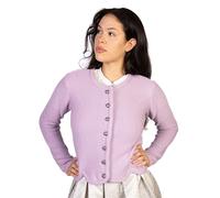 Trachtl Jacke - Trachtenjacke, Strickjacke in 3 Farben LiLa, Schwarz, Anthrazit ORIGINAL TRACHTL Oktoberfest (Lila, 34)