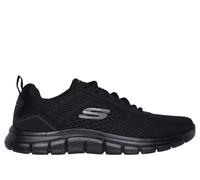Skechers Herren Sneaker Track Leshur 232758-BBK Schwarzes Mesh-Synthetik Größe 44