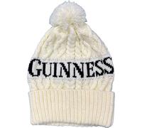 Traditional Craft Guiness Irische Bommelmütze für Damen und Herren (DE/NL/SE/PL, Alphanumerisch, Einheitsgröße, Weiss/opulenter Garten)