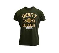 Traditional Craft Irland Herren Trikot Bottle Green Cotton Trinity College T-Shirt, flaschengrün, Mittel