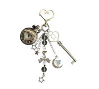 Traditioneller Historischer Taschenuhr Schlüsselanhänger Für Schlüssel Solar Taschenuhr Mit Eingeschnittenem Legierungshandwerk Und Bruchende