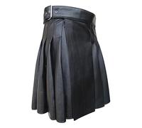 Traditioneller Lederrock Kilt Herren Mode Schottischer Rock Neue Männer Rock Utility Männlich Klassischer Retro Rock Mittelalterliche Schottland Faltenröcke Schottischer Kilt