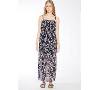 Trägerkleid HAILY’S "MX P DR Da44lia", Damen, Gr. L (40), N-Gr, schwarz (7091 schwarz flower), Web, Obermaterial: 100% Polyester, geblümt, Kleider Trägerkleid, Sommerkleid (57330521-L) 7091 schwarz fl