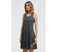 Trägerkleid SOCCX, Damen, Gr. 3XL, US-Größen, grau bay, Jersey, Material: 65% Polyester, 35% Baumwolle, unifarben, regular fit Midi, Rundhals, normaler Saum, Kleider Trägerkleid, mit abgerundetem Saum