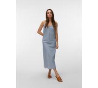 Vero Moda Selma 7/8 Singlet ärmelloses Midikleid S Navy Blazer / Snow White