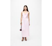 Trägerkleid VILA "VIRAVENNA STRAP ANKLE DRESS - NOOS", Damen, Gr. 42, N-Gr, cherry blossom, Web, Obermaterial: 100% Polyester, unifarben, slim fit, V-Ausschnitt, Kleider Trägerkleid, Sommerkleid (4880