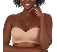 Trägerloser Abnehmbarer Träger-BH für Damen Rutschfester Nahtloser Bandeau-BH aus Silikon Bequemer dehnbarer, Nicht gepolsterter kabelloser BH-Oberteil