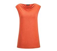 Trägertop GOLDNER "Ärmelloses Top in Viskose-Jersey", Damen, Gr. 48, orange, Obermaterial: 95% Viskose CV. 5% Elasthan EL., gerade, keine/nicht relevant, Tops Trägertop, breite Träger (75163367-48) or
