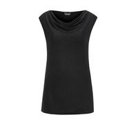 Trägertop GOLDNER "Kurzgröße Ärmelloses Top in Viskose-Jersey", Damen, Gr. 21, schwarz, Obermaterial: 95% Viskose CV. 5% Elasthan EL., Tops Trägertop (12684146-21) schwarz