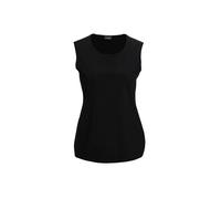 Trägertop GOLDNER "Kurzgröße Gepflegtes Top in formstabiler Ware", Damen, Gr. 24, schwarz, Obermaterial: 82% Polyester PES. 18% Elasthan EL., Sonstiges, Tops Trägertop, ohne (75981708-24) schwarz