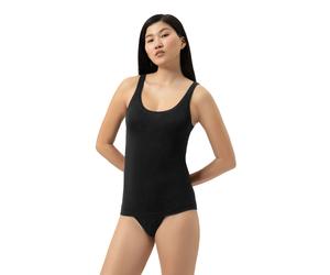 Trägertop MEY "Modal Pure", Damen, Gr. L, schwarz, Single Jersey, Obermaterial: 94% Modal, 6% Elasthan, körpernah hüftbedeckend, tiefer Rundhals, Tops Trägertop, ohne Seitennähte, dünne Träger, glänze
