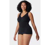 Schiesser Lasercut Trägertop Damen schwarz, 44