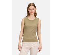 Trägertop mit Rippenstruktur Soft Olive 40